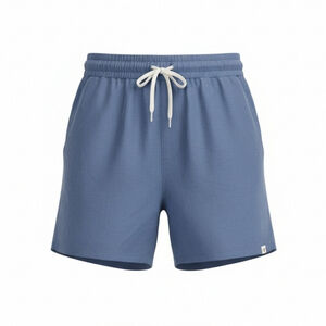 Life Integrity Earth Blue Athletic Shorts Elastic Waist